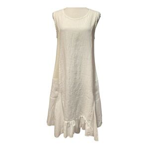 Luna Luz 100% Linen Dress Size M